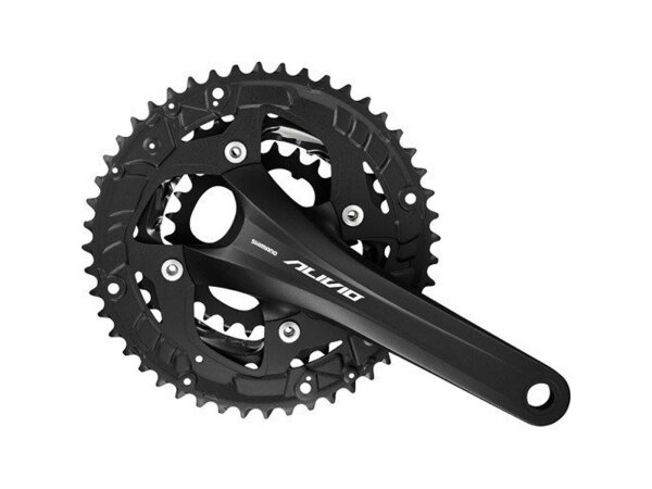 KRG Shimano Alivio 26/36/48 Zähne 170mm FCT4060 schwarz,mit KSS,2-Piece,9-fach