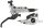 Scheibenbremse Shimano Deore XT M 785 HR, silber, rechts, 1700mm