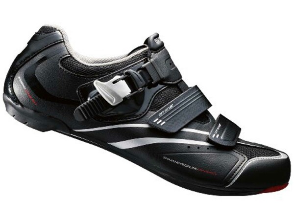 SHIMANO Rennschuh "SH-R088" Obermaterial robustes dehnresistentes Kunstleder und Netzgewebe, leichte glasfaserverstärkte