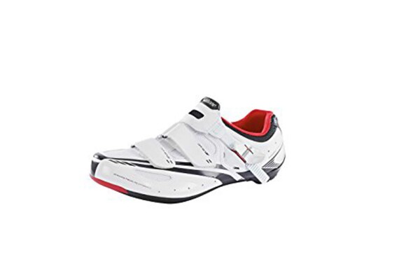 SHIMANO Rennschuh "SH-R107" Mod. 14 Obermaterial: robustes und dehnresistentes Kunstleder und Netzgewebe, flache, leicht