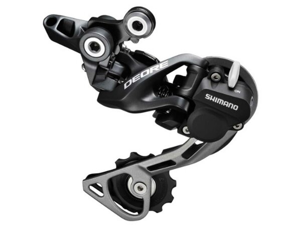 Schaltwerk Shimano Deore RD-M 615 SGSL schwarz/silber, 10-fach Shadow Plus