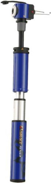 AIRACE Minipumpe "Fit Tele Road" 7 bar / 100 psi, für alle Ventile, Alu-Rohr, nur 96 g SB-verpackt, mit reversiblen Vent