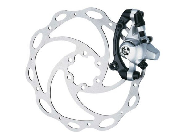 TEKTRO Scheibenbremse "Lyra" Mechanisch, Duale Kolbenrückstellung, SB-verpackt Einfacher Belagwechsel, Wave-Design Brems