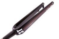 3T Cyclocross-Gabel "Luteus TEAM" 28" 700C, Tapered 1 1/8" auf 1.5, Ahead, Carbon, SB-verpackt, Schaftlänge 300 mm , ger