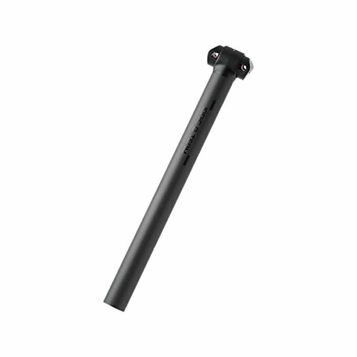 3T Patentsattelstütze "Ionic 0 TEAM Stealth" Mod. 15 Carbon, Kopf Alu, Gewicht 200 g (Ø 31,6mm / 280 mm), 0 mm Setback S