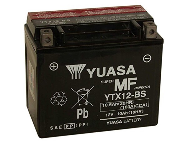 Batterie Yuasa Ytx12-bs = 51012 Mtf Wartungsfrei