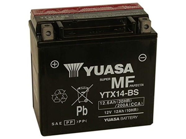 Batterie Yuasa Ytx14-bs = 51214 Mtf Wartungsfrei