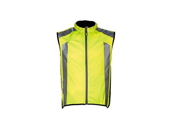 WOWOW Reflex-Sportweste "Dark Jacket 1.0" SB-verpackt, 3M Reflexstreifen an Vorder- und Rückseite und auf den Schultern 