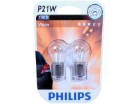Kugellampe 12 V, 21 W BA15s, P21W PHILIPS, SB-verpackt, 2...