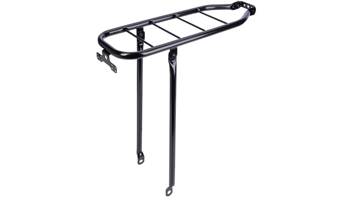 STECO H.R.-Gepäckträger Power Safety Carrier – Silber Matt, Für 28 Zoll Räder, Bis 35 Kg Belastbar