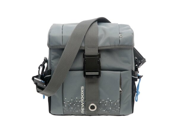 NEW LOOXS Lenkertasche "Vigo" Volumen: ca. 9,5 l, Maße: 26 x 26 x 14 cm Sportliche Lenkertasche aus wasserabweisendem Po