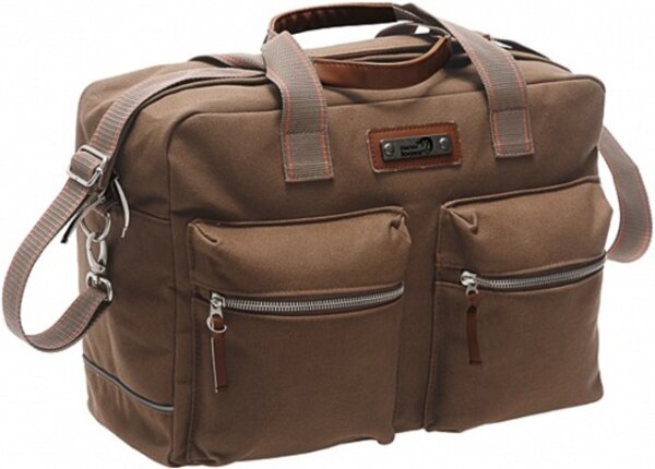 NEW LOOXS Schultertasche "Utah" Volumen: ca. 23 l, Maße: 39 x 28,5 x 22 cm Aus wasserabweisendem Canvas, mit vielen zusä