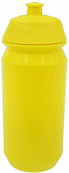 TACX Trinkflasche "Shiva" Mit screw-on Kappe, durch die große Öffnung leicht zu befüllen und zu reinigen gelb, 500 ml