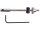 Anschraub- und Endverschluss für Gazelle Bremstrommelnaben, mit Birnen- und Walzennippel Kabel Anschraub-Endverschluss