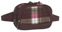 TakeItEasy Gürteltasche Atlanta Plaid Braun/pink