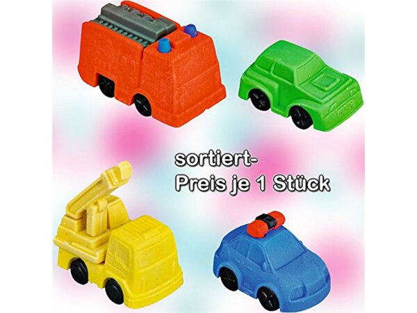 Spiegelburg Auto-Radierer Bunte Geschenke, sort.