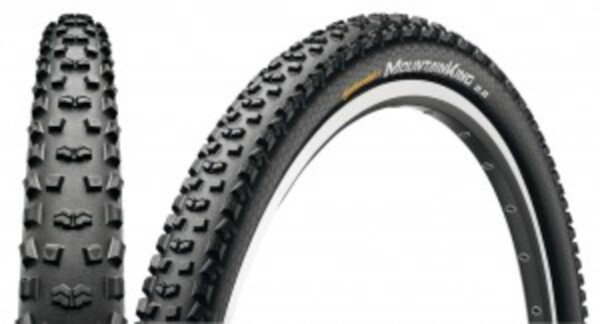 Reifen Conti Mountain King II 2.4 fb. 27.5x2.40" 60-584 schwarz/schwarz Skin