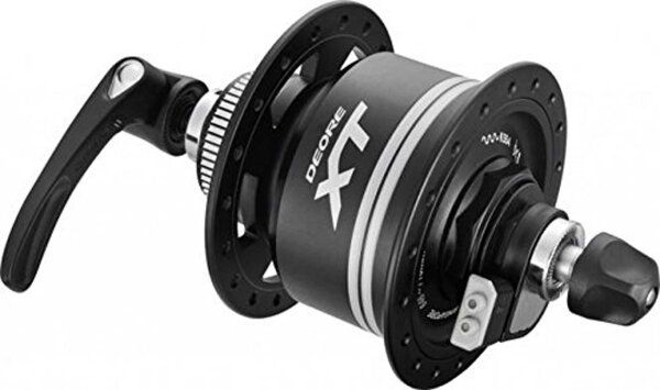VR-Nabendynamo Shimano XT DH-T785-1D 100mm, 36 Loch, Centerl,1,5 W sw,SNSP