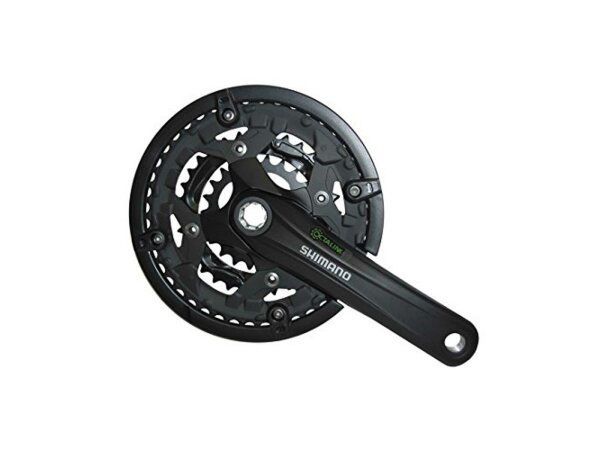 KRG Shimano Alivio 26/36/48 Zähne 175mm FC-T4010 schwarz,mit KSS,Octalink,9-fach