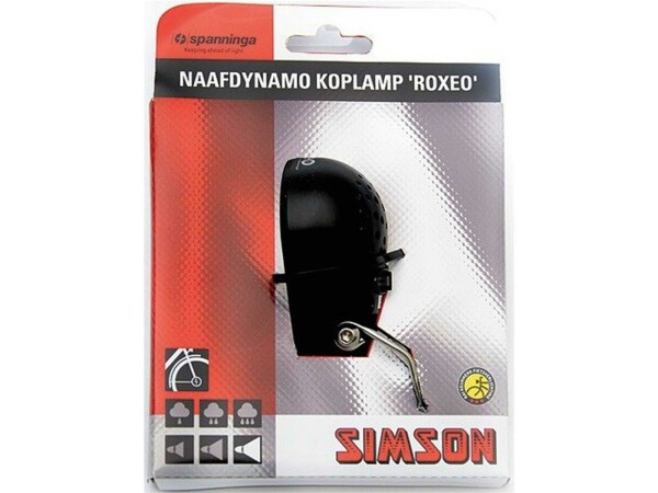 SIMSON LED-Freizeitleuchte "Roxeo" Tagfahrlicht, integrierter Reflektor SB-verpackt , Produktbeschreibung holländisch 30 Lux
