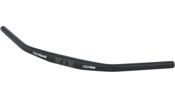 Ergotec Lenker LADYTOWN 31,8 - 620x15x30°, Safety Level 4, PG, schwarz matt