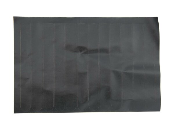 rahmenschutz bogen a. 12 stueck schwarz 24x180 mm