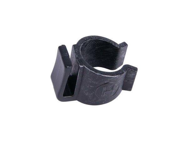 Halteklammer Für Mantelschoner, schwarz, Kunststof Ø 20 mm