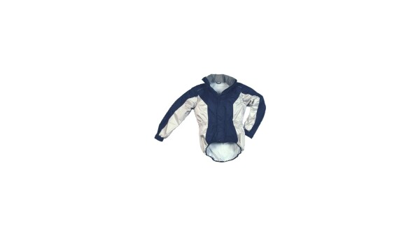 regenjacke "bike top klima" marine/silber