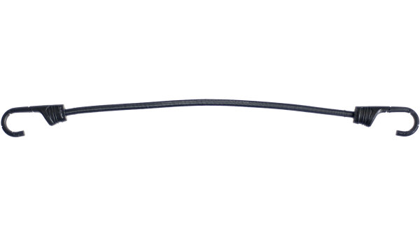 BIKE TEC Spanngurt Rund, mit Kunststoffhaken, schw 8 x 1000 mm