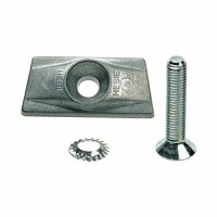 HEBIE Adapterplatte Für Zweibeinständer, silber...