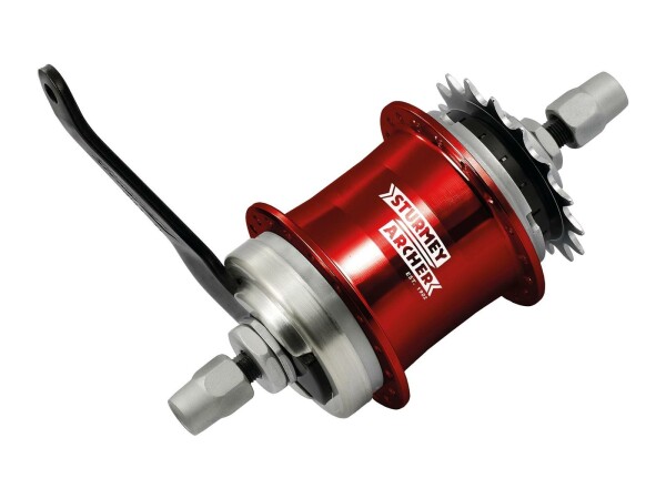 freilauf-nabe 36 loch rot sturmey archer