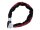 Kettenschloss Trelock 110cm, Ø 8mm BC 515/110/8, schw./Schrift rot,o.Halter