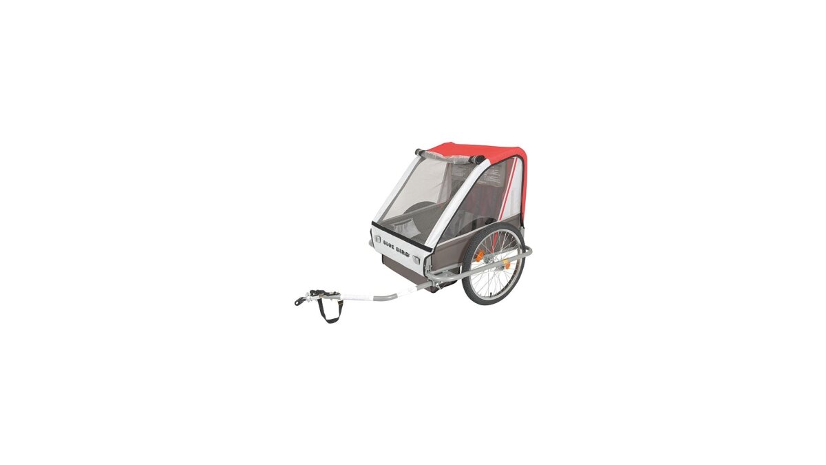 kinderanhaenger grau/rot/ anthrazit blue bird - zumoo