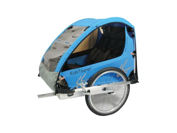 kinderanh. "tourer m2" blau/silber kids touring