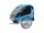 kinderanh. "tourer m2" blau/silber kids touring