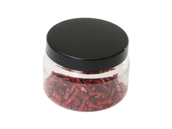 alu hexagonal nippel 14mm rot sapim