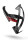 Trinkflaschenhalter Elite Paron Race schwarz/rot