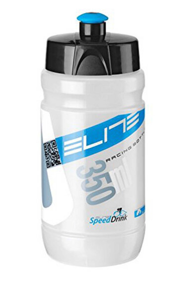Trinkflasche Elite Corsetta 350ml, klar/blau
