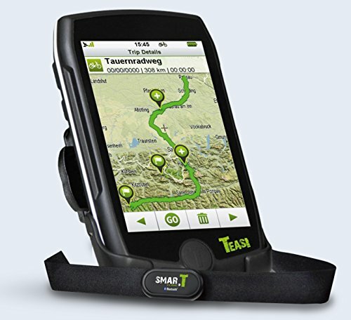 Navigationsgerät TEASI pro pulse schwarz Fahrrad/Wander/Ski Navigation, 27 Länder