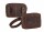 Einzeltasche Haberland Leder dunkelbraun, 16,5x12x6cm, 1,1 Liter