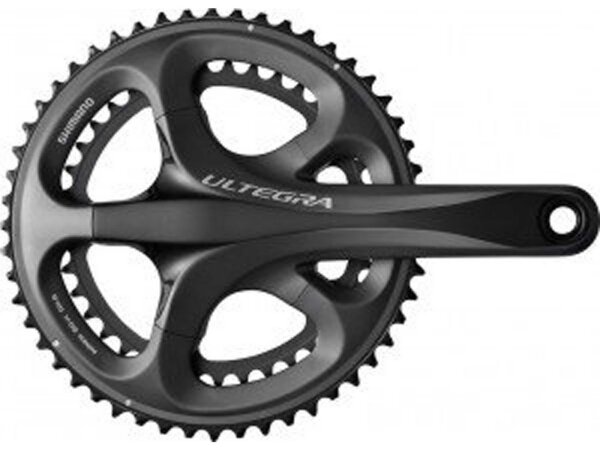 KRG Shimano Ultegra 39/53 Zähne 172,5mm FC-6700 Grey,Hollowtech II, m. Festachse
