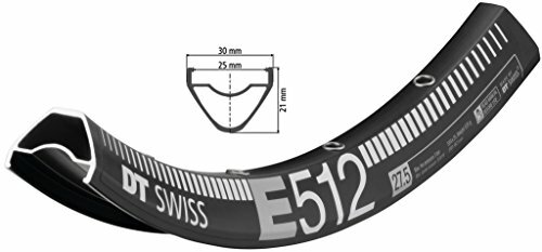 felge dt swiss e 512 27.5" schwarz 584-25 vl 6,5mm 32 loch                 