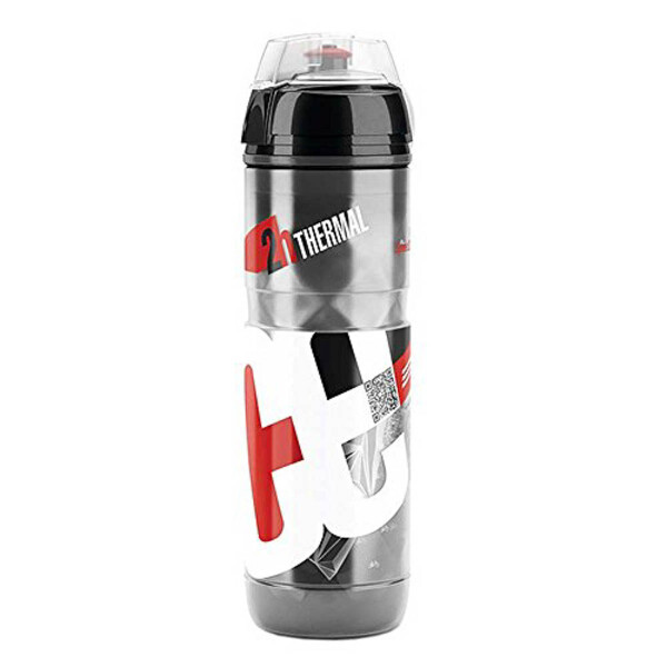 Thermaltrinkflasche Elite Iceberg 650ml, Logo rot