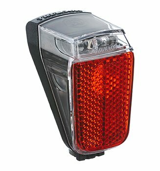 led-dynamo-rücklicht trelock duo top ls 633/halter zl630,schwarz m.standlicht