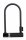 bügelschloss axa newton ul 300 länge 300mm, stärke 14mm schwarz