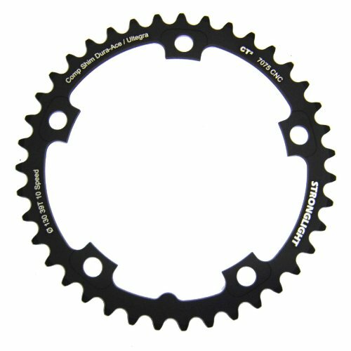 kettenblatt stronglight ultegra/e 130mm innen 38 zähne, schwarz, ct², 10-fach