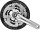KRG Shimano Alivio 26/36/48 Zähne 175mm FC-T4010 silber,mit KSS,Octalink,9-fach