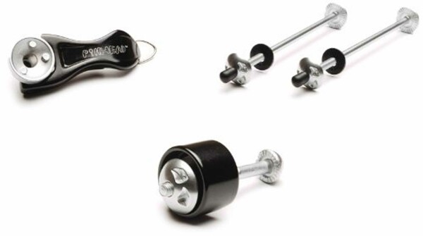 Pinhead Security Pack 3 Vorderrad + Hinterrad (QR)+ Sattelstütze