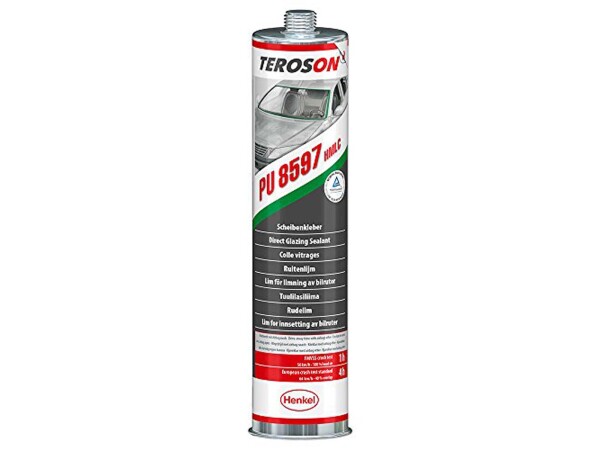 TEROSON Scheibenklebstoff "Terostat 8597 HMLC", 1K-Standard-Scheibenkleber, Fahrbereitschaft ohne Airbag 1Std., mit Airb