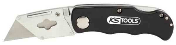 KS-TOOLS Klappmesser Für Rechts- und Linkshänder,  inkl. 5 Klinge